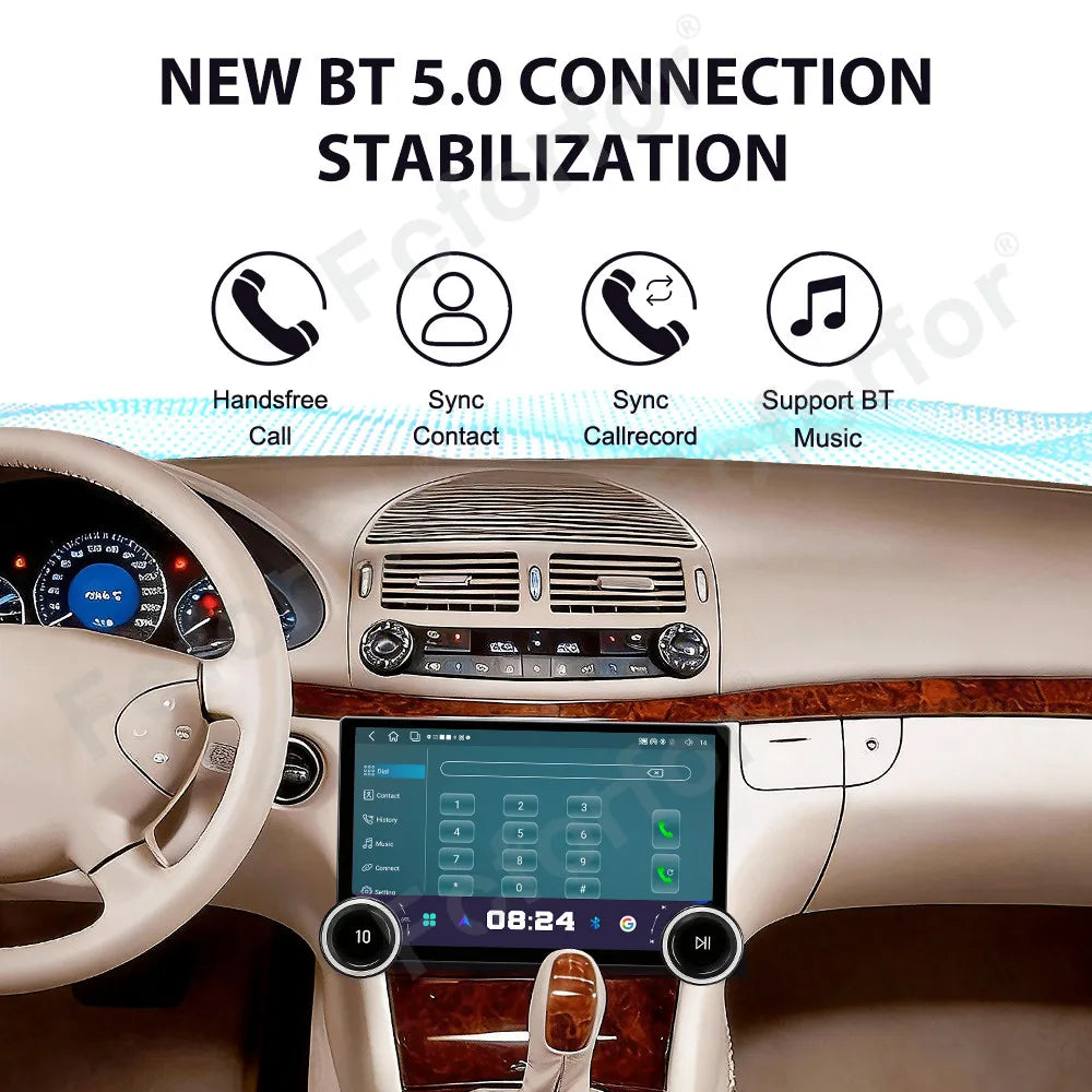 Upgrade 11.5 Inch Ultra-thin Wireless Carplay HD Display Android 15 GPS Navi Car Radio For