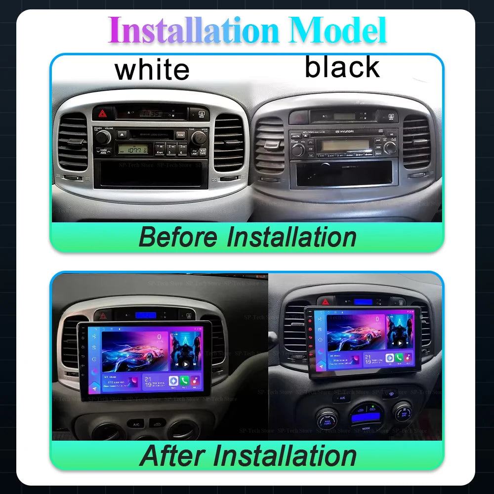 Android 16 For Hyundai Accent 3 2006 - 2011 Gps Android No 2din 2 Din Dvd Car Radio Multim | AUTOKITSHOP