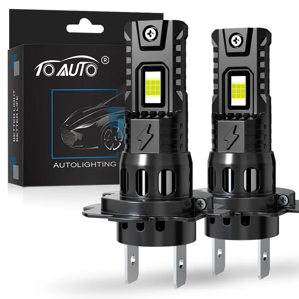TOAUTO H4 Led Headlights 70W 30000LM H7 LED Canbus 9005 9006 H11 Car Light Bulbs Auto Head