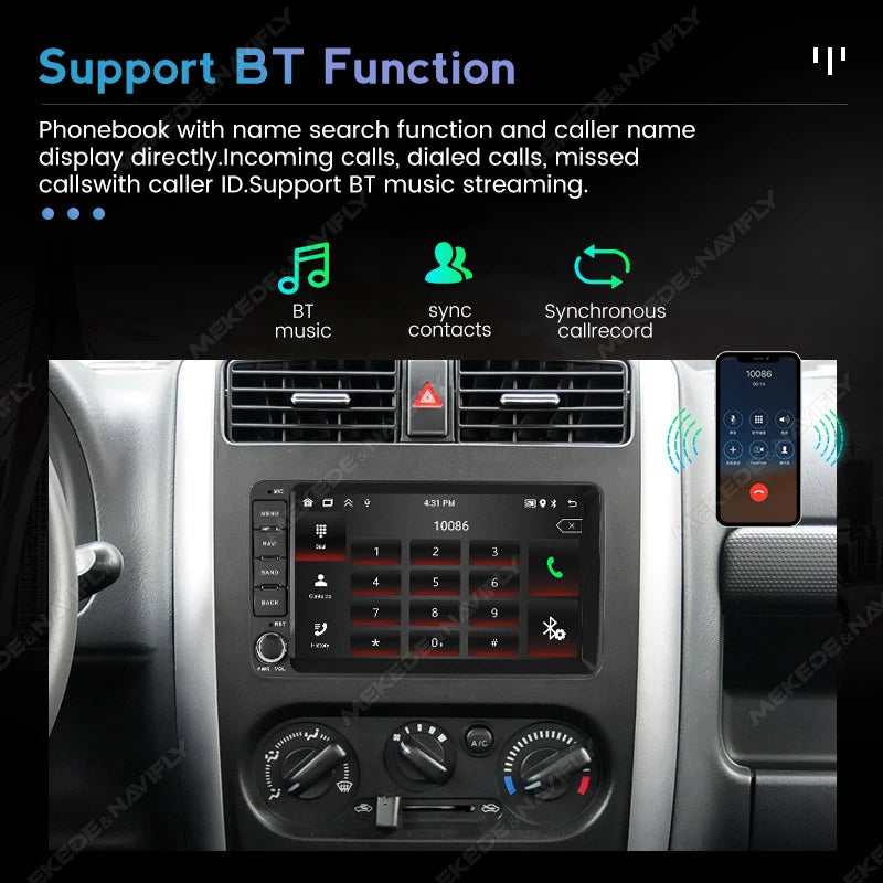 Wireless CarPlay Android Auto Multimedia Display Screen Android 15 Car Radio GPS Intellige