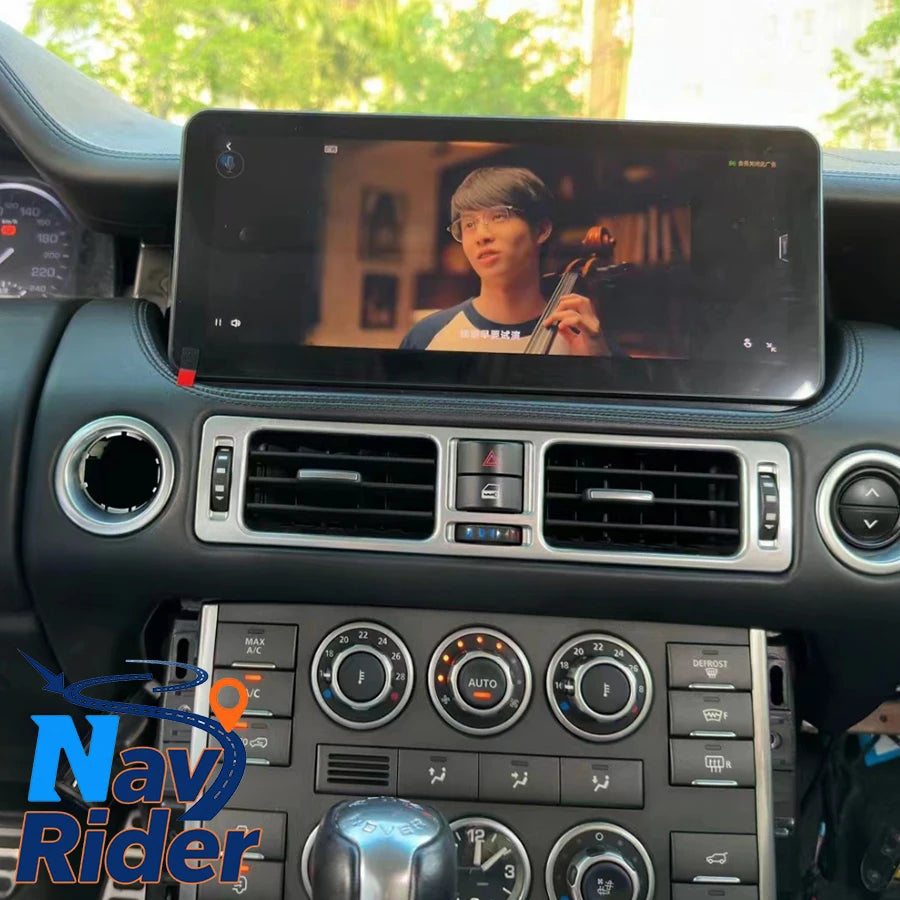 Car Multimedia Player GPS 12.3" Android Screen AC Panel For Land Rover Range Rover V8 L322 | AUTOKITSHOP