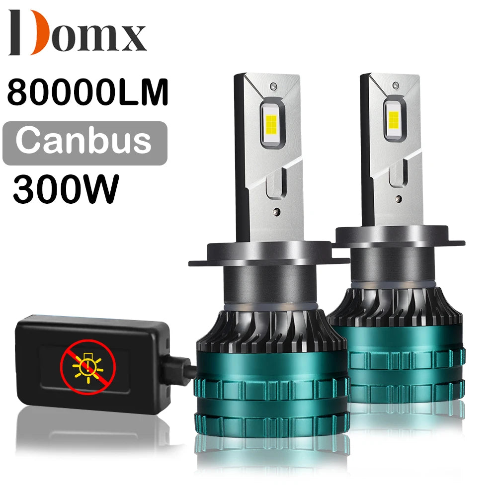 Canbus LED H4 H7 H11 LED Headlights 80000LM 3570 CSP H1 H8 H3 880 881 H27 9007 9008 H13 90
