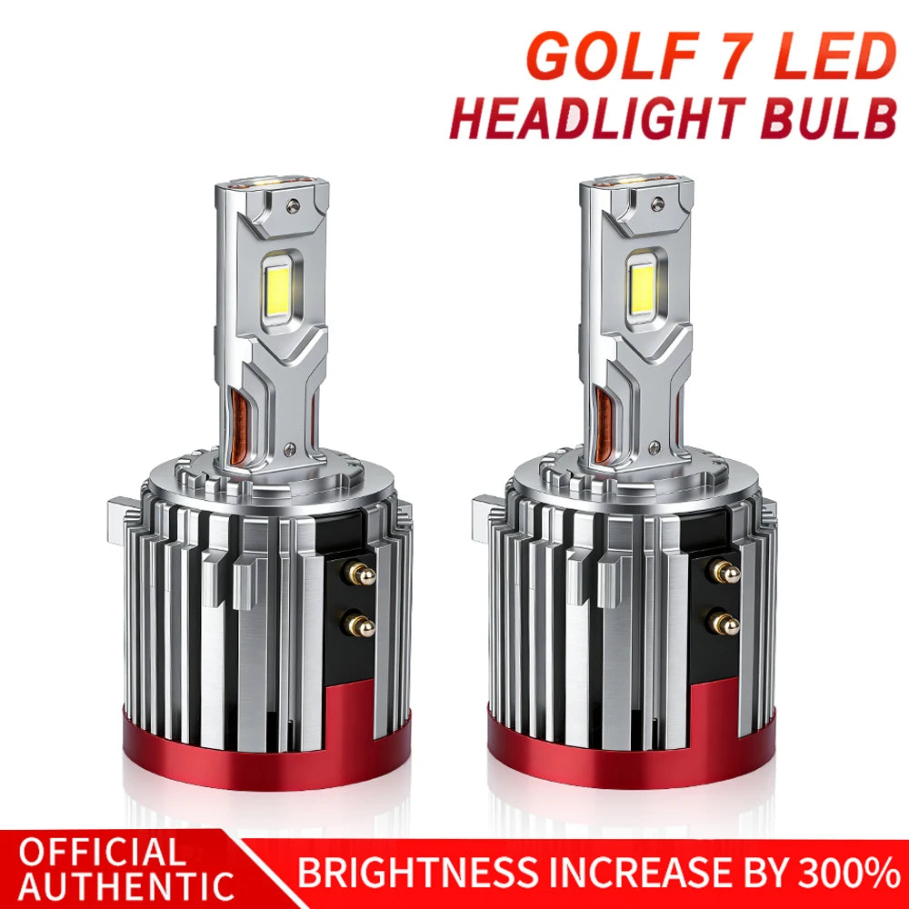 120W 30000LM H7 Led Headlights Canbus NO Error for VW Golf 6 Golf 7 T-ROC Passat Tiguan To