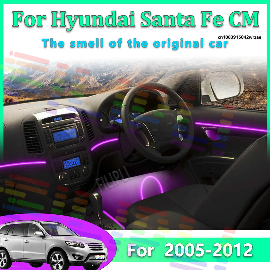 64 RGB - Neon Strip - for Hyundai - App Control - Car Interior Lighting | AUTOKITSHOP