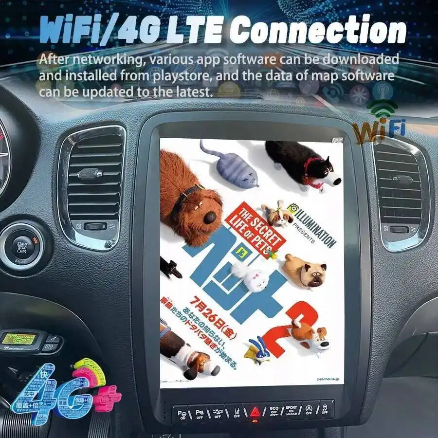 13inch Android Screen Radio 2din For Dodge Durango 2011-2020 GPS 4G Carplay Car Multimedia | AUTOKITSHOP