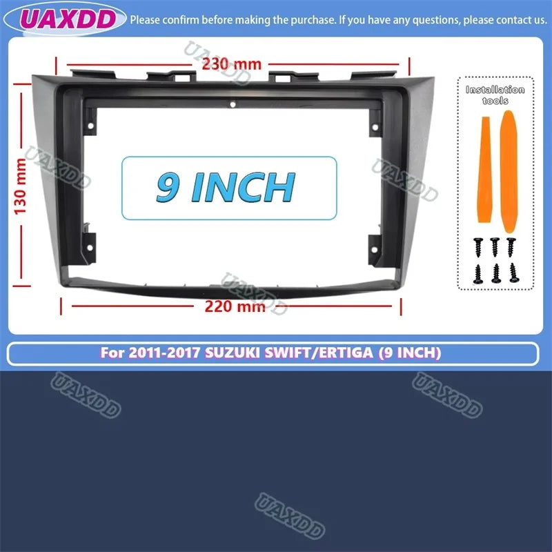 9 Inch For Suzuki SWIFT Ertiga 2011-2017 Car Radio Stereo GPS MP5 Android Player 2 Din Pan