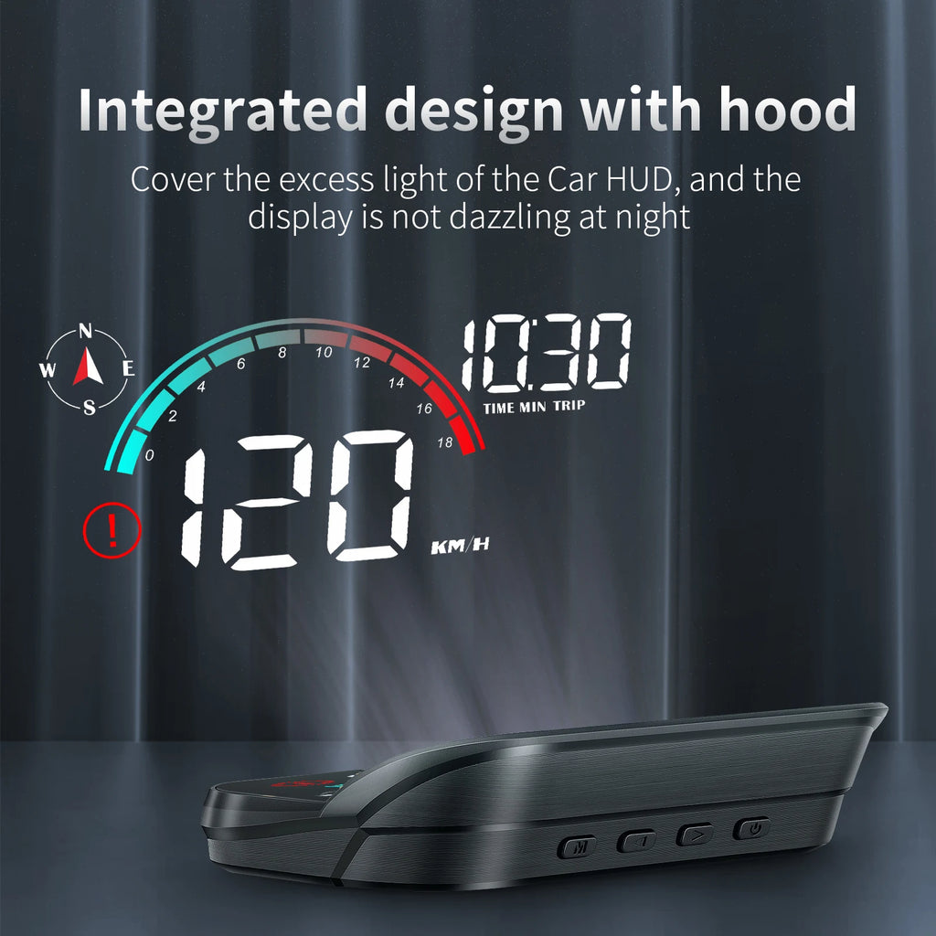 AD M22 Car GPS HUD Head Up Display Universal Digital GPS Speedometer Projection On Glass Car Spe - Automotive LED Light