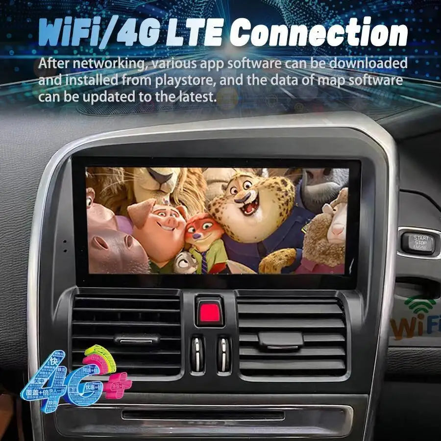 RHD 8.8" Screen Car Auto Multimedia Video Player For Volvo XC60 2008-2017 CarPlay 4G 2 Din | AUTOKITSHOP