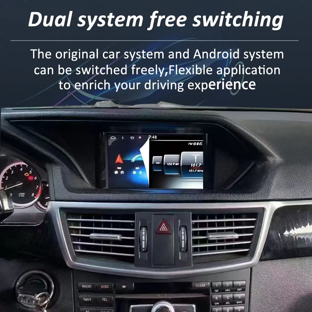 7 inch for Benz E Class W212 2009 - 2016 Android 16 Car Radio Video Multimedia Player GPS