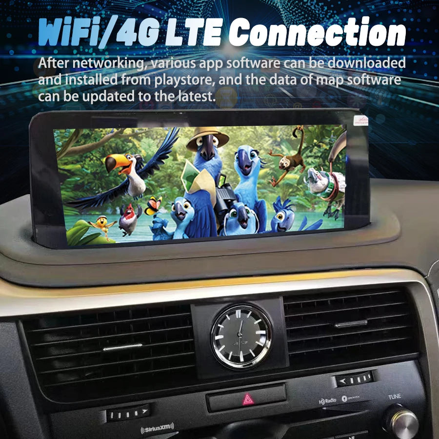 For Lexus RX Lexus Rx300h RX350 RX300 Android 13 Car Radio Navigation GPS Multimedia Video