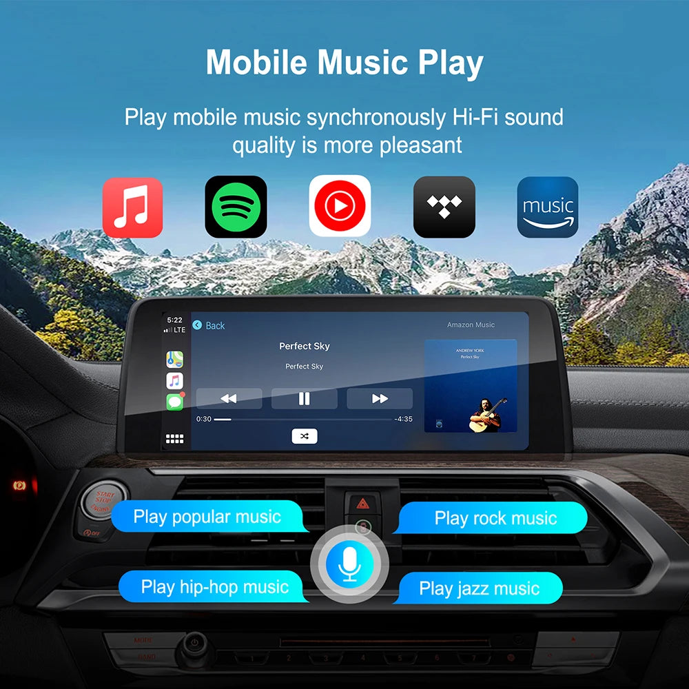 Wireless CarPlay Android Auto for BMW 1 2 3 4 5 6 7 Series X1 X3 X4 X5 X6 F15 F16 F25 F26  | AUTOKITSHOP