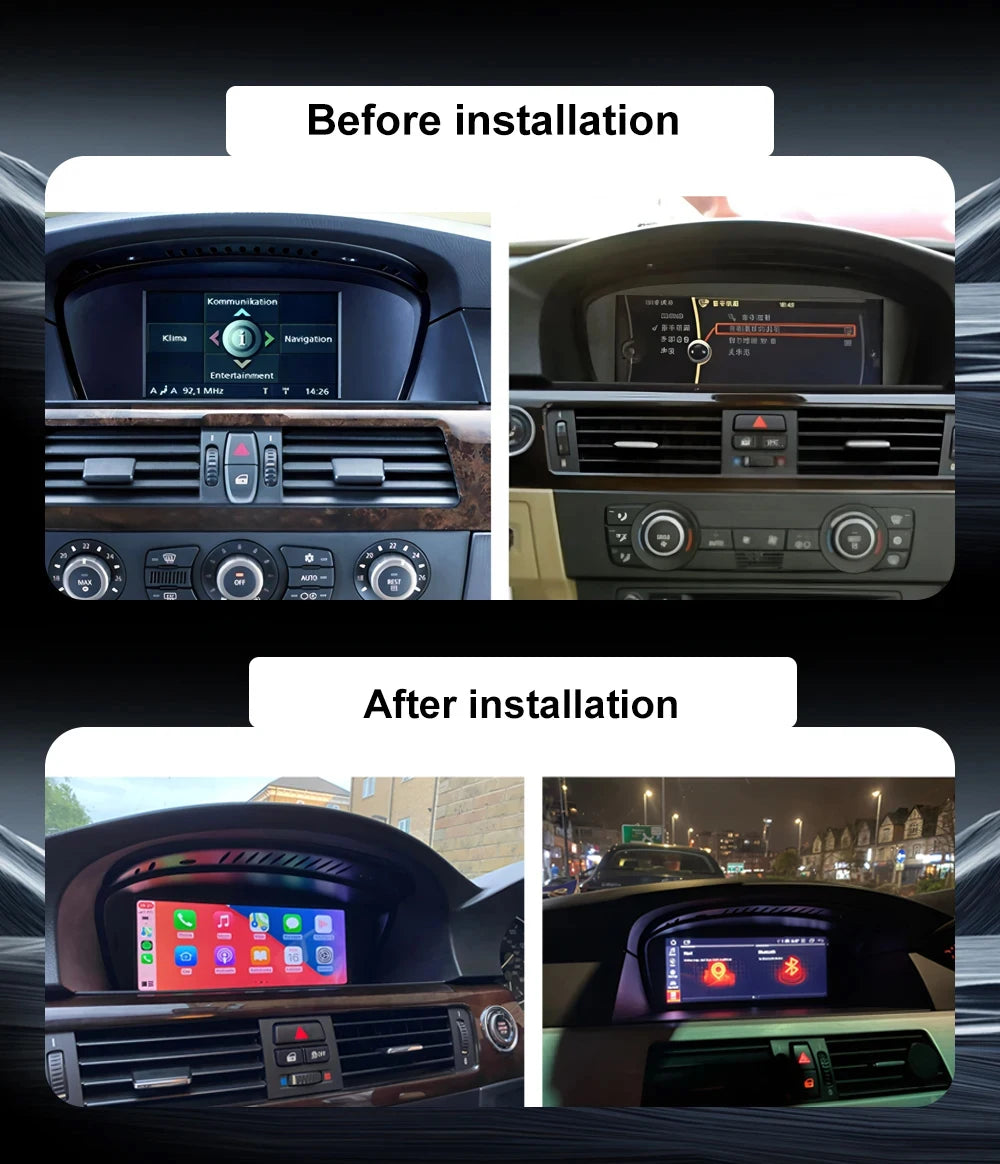 For BMW 5/3 Series E60 E61E62 E63 E90 Car Radio Multimedia Player Monitor Stereo Navigatio