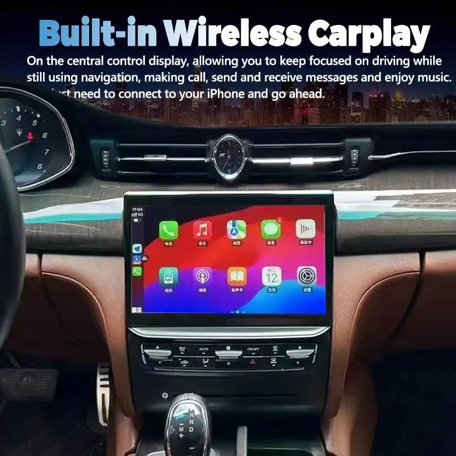 Android 15 Car Radio For Maserati Quattroporte 2013-2017 Wireless Carplay Multimedia Playe | AUTOKITSHOP