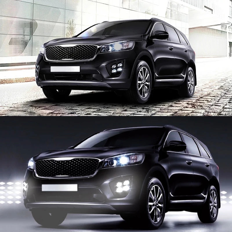 LED DRL For KIA Sorento 2015 2016 2017 2018 US ASIA Version Daytime Running Lights Fog Lam | AUTOKITSHOP