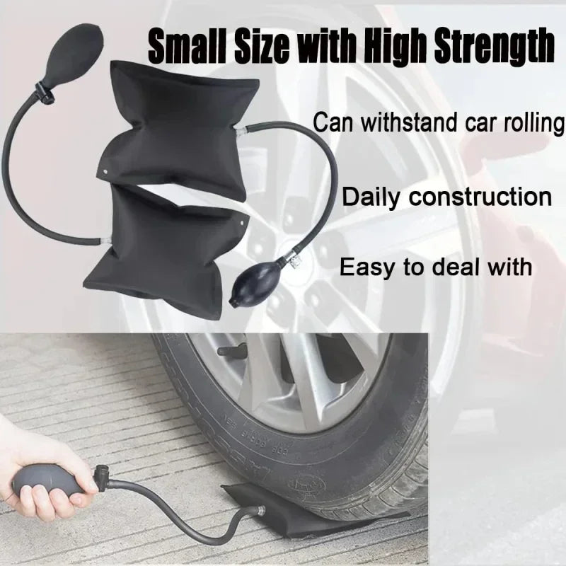 1/2/4Pcs Adjustable Air Pump Bag Positioning Air Bag Wedge Inflatable Lift Pad for Door and Wind - Automotive LED Light