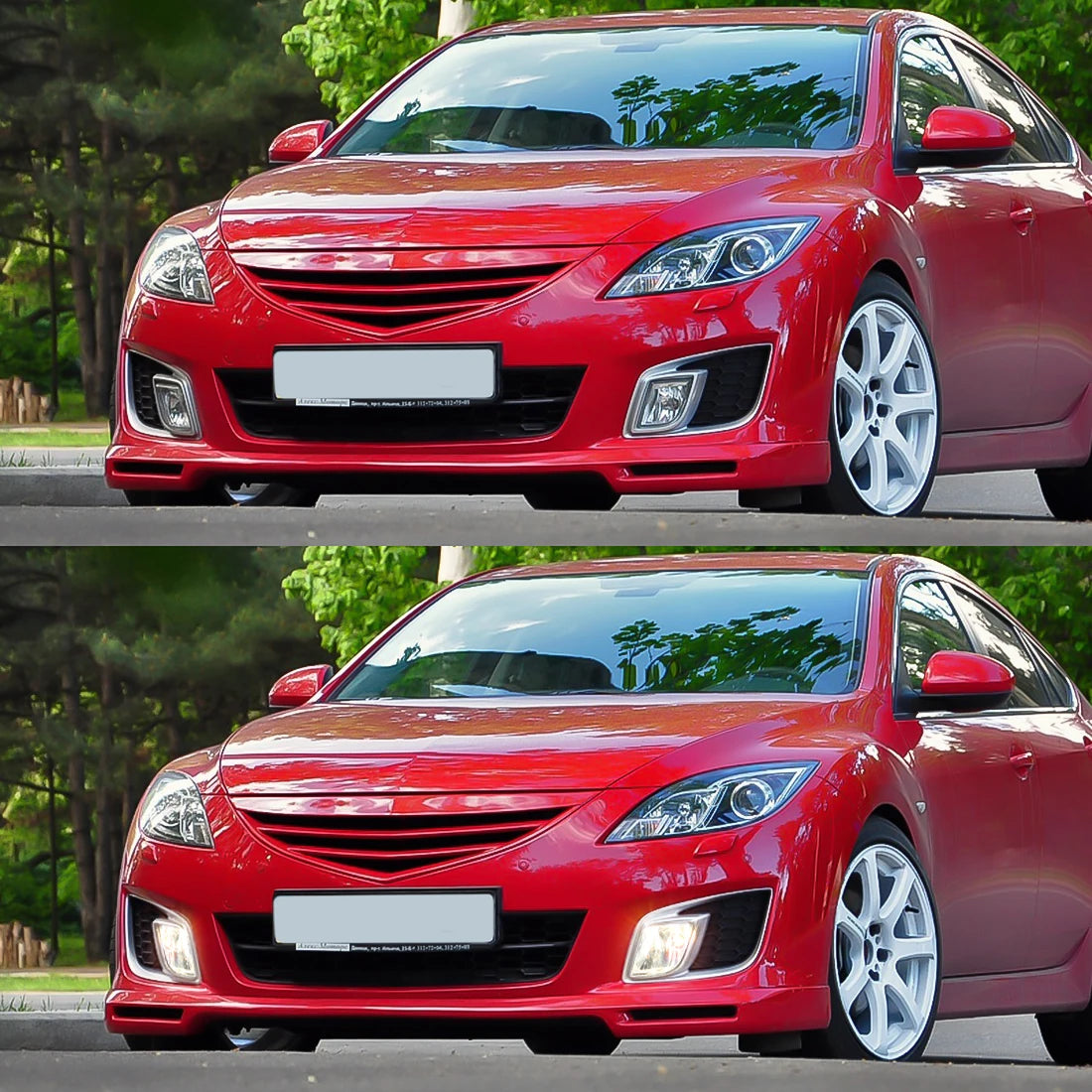 LED Fog Lamps For Mazda 6 Atenza 2008 2009 2010 2011 2012 Halogen DRL Daytime Running Ligh | AUTOKITSHOP