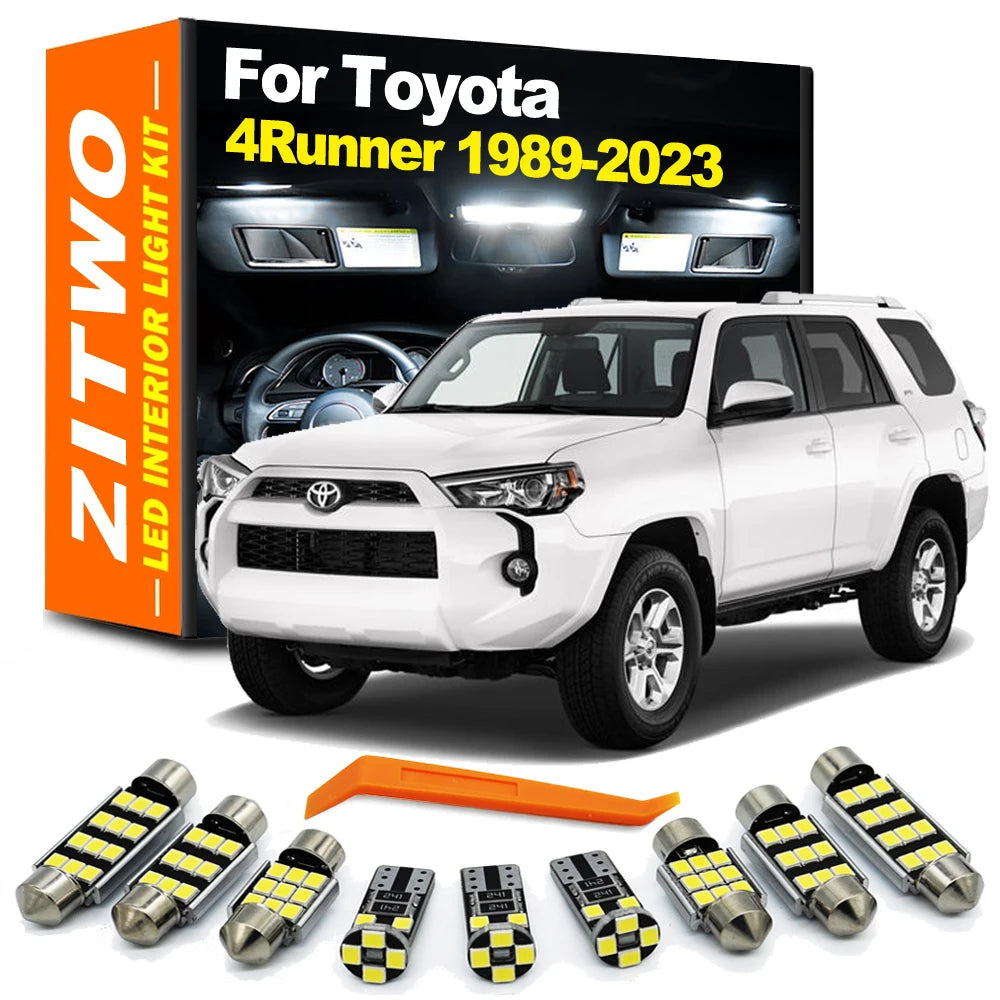 AutoKitShop Car Bulb Accessories LED Interior Dome Reading Light Kit For Toyota 4Runne for Toyota 1989-2016 - Canbus LED Car L