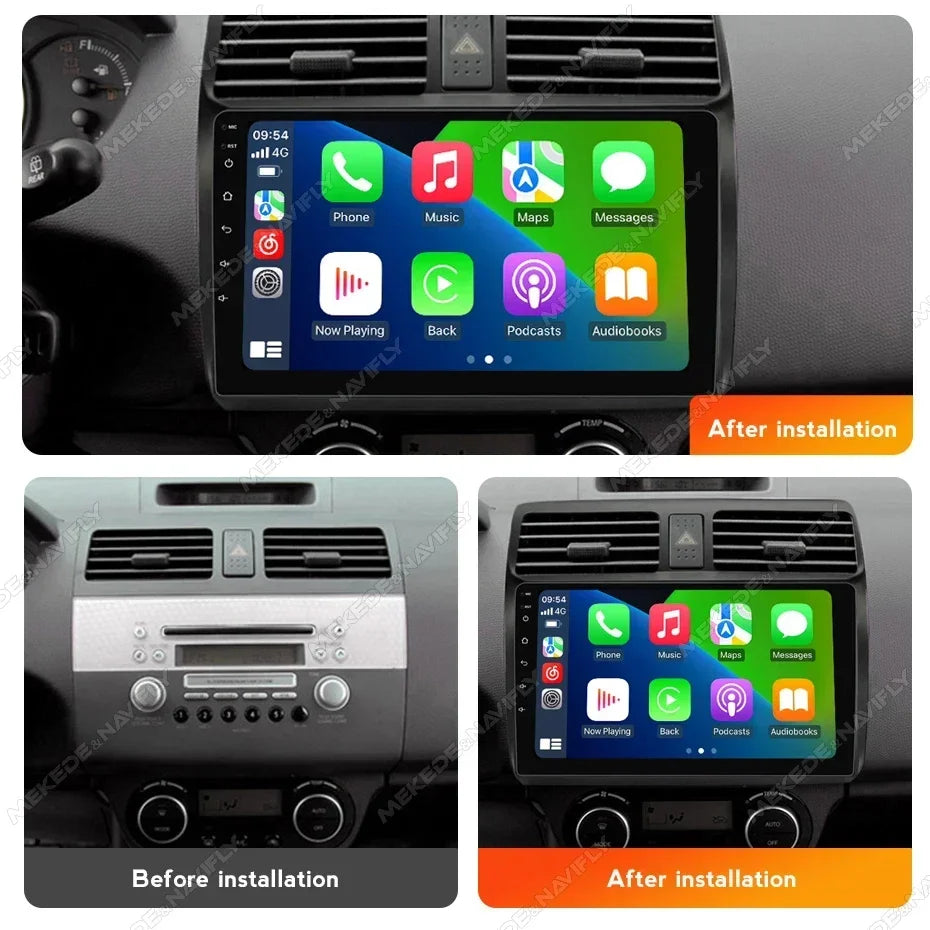 2 Din Android Car Radio for Suzuki Swift 2003 - 2010 Carplay Auto Multimedia Player GPS 2d | AUTOKITSHOP