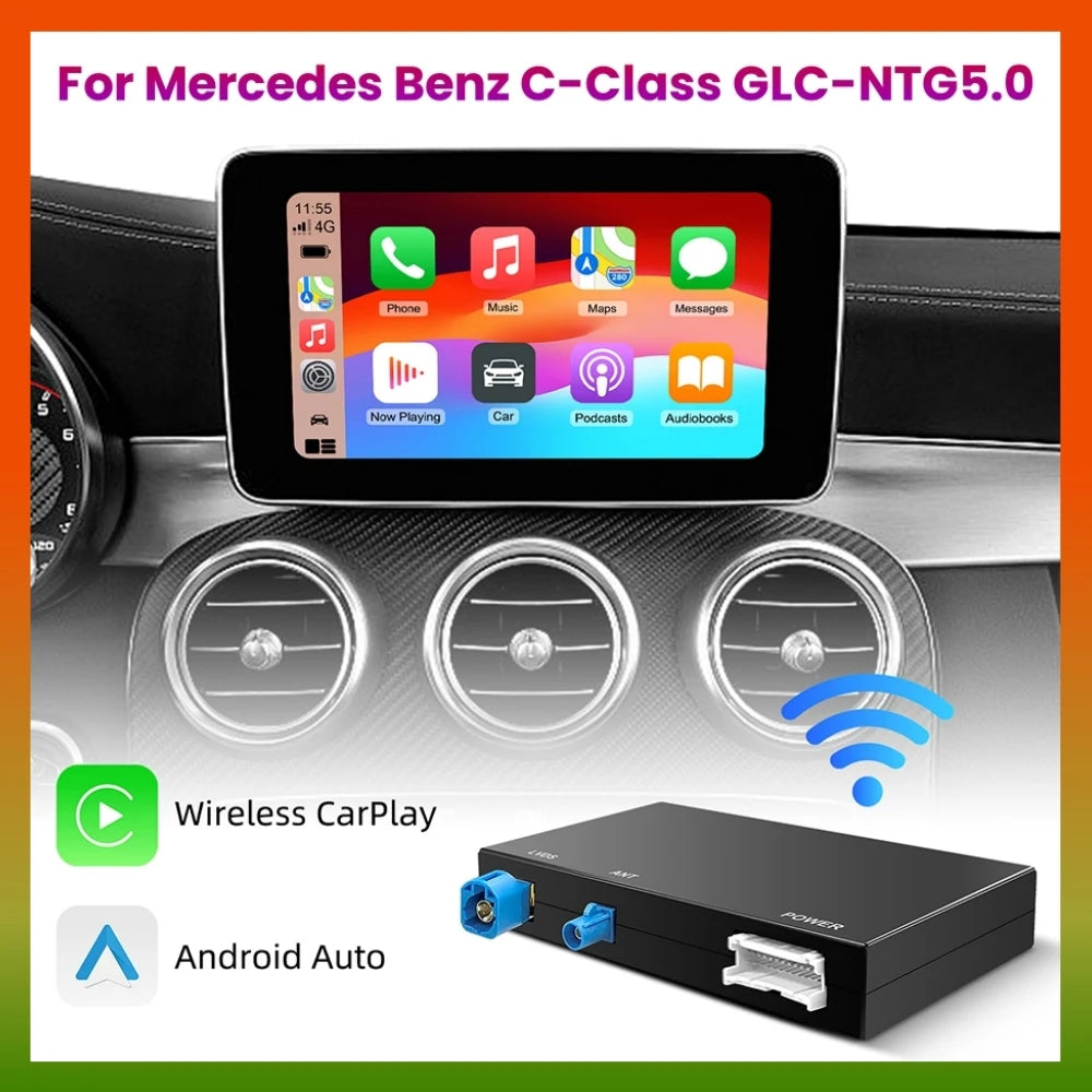 Upgrade Wireless Carplay Suitable For Mercedes Benz C Class GLC W205 V Class W447 NTG5.0 B | AUTOKITSHOP