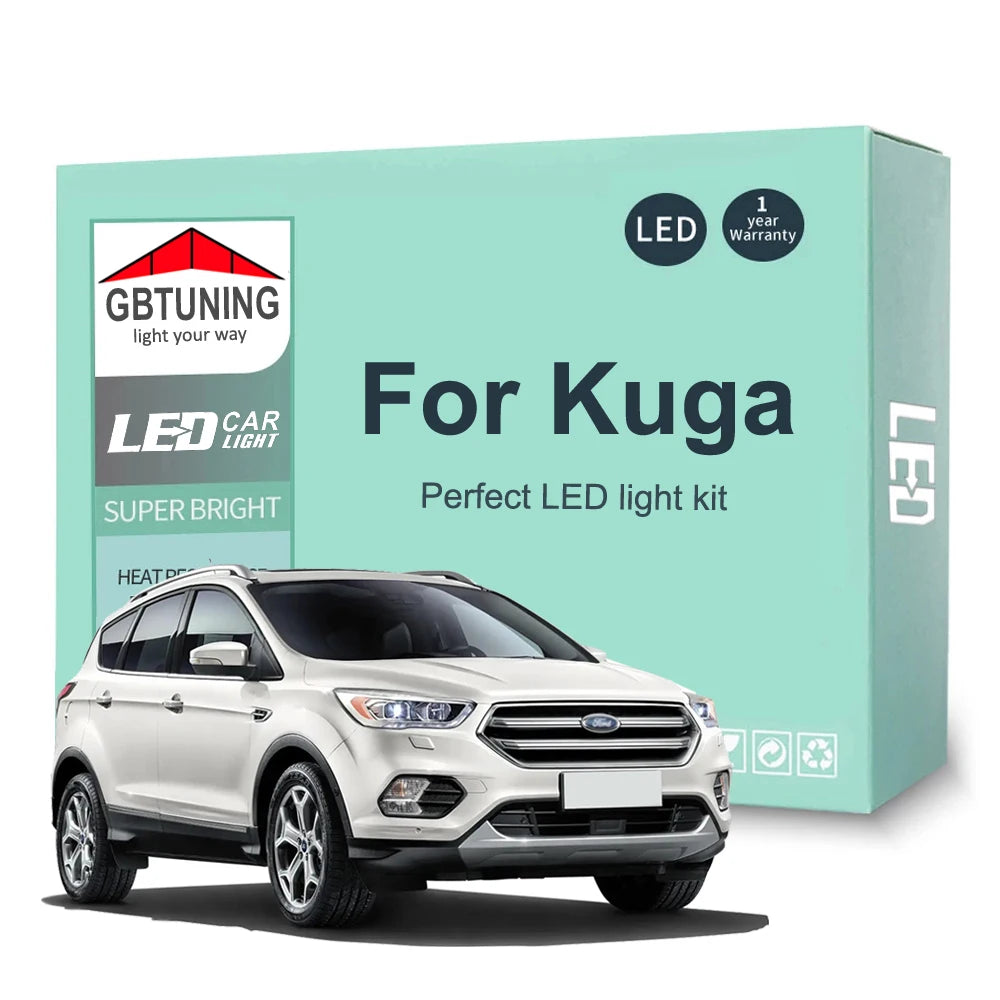 LED Interior Light Kit for Ford Kuga 2008-2010 - Canbus Dome Map Door Trunk Bulbs | AUTOKITSHOP