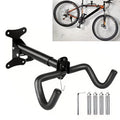 1PC Wall Beam Stretchable Stand MTB Hanging Holder Room Wall Mounted Bicycle Rack 360 Degree Rot - Automotive LED Light