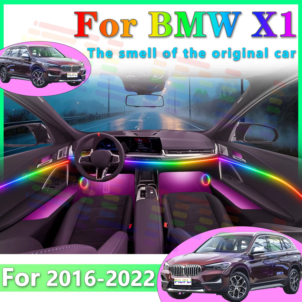 RGB - Ambient Light - for BMW F48 X1 - App Control - Car Interior Lighting | AUTOKITSHOP
