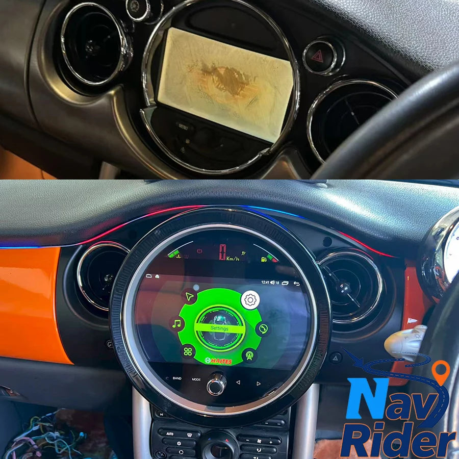 9" Android 15 Multimedia Video Player Stereo Car GPS Navigation Wireless Carplay Auto For
