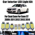 Canbus Car LED Interior Reading Door Footwell Light Kit For Seat Exeo For Exeo ST 2009 201