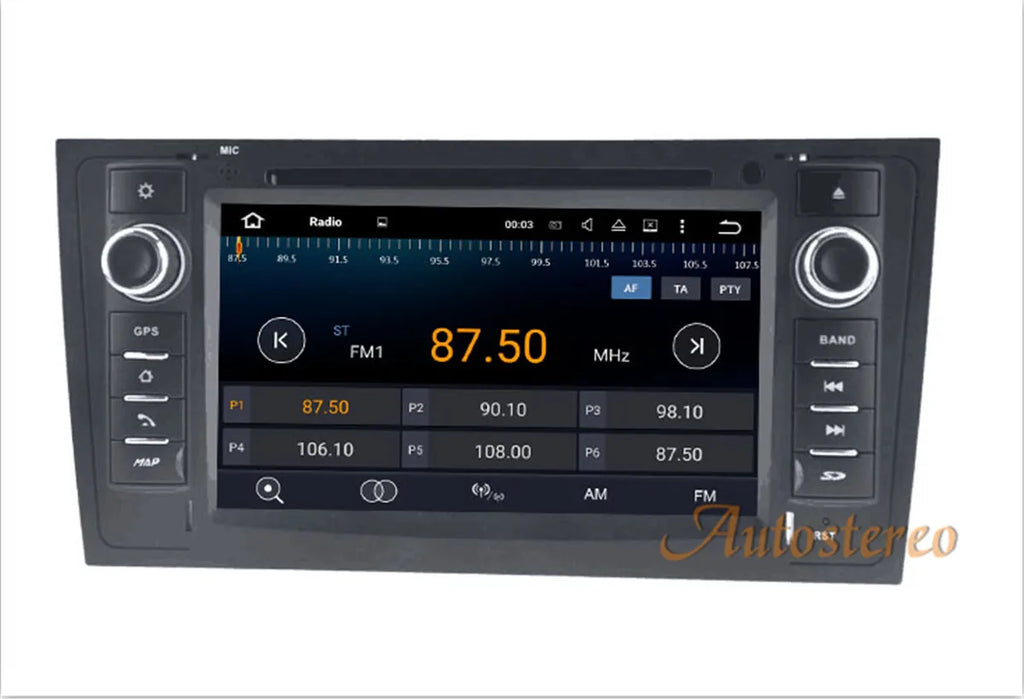 Carplay Android 14 For Audi A6 1997-2004 Auto Stereo Car Radio GPS Navigation Multimedia P