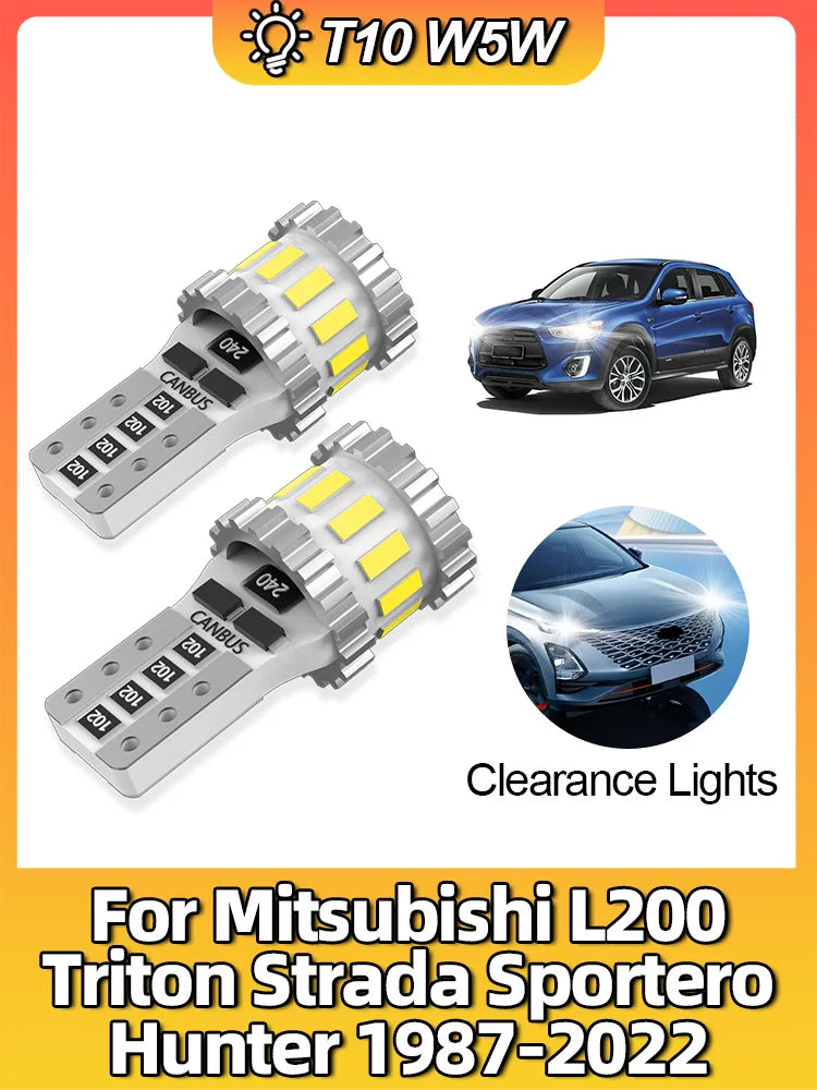 T10 Led Car Interior Bulb W5W Clearance Lamps For Mitsubishi L200 Triton Strada Sportero H