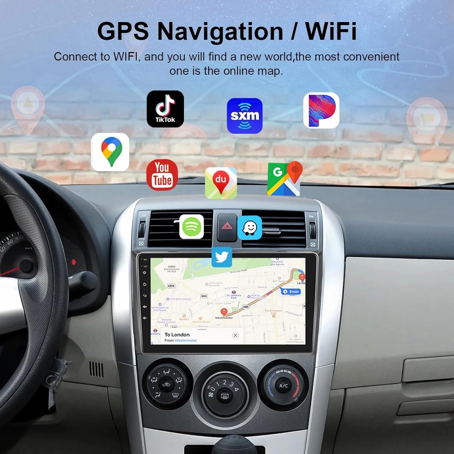 Android 16 Carplay Auto Qualcomm 2K QLED Screen Car Radio Player For Toyota Camry 2021 DSP