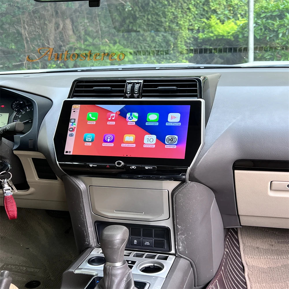 Qualcomm Android 13 For TOYOTA Land Cruiser Prado 150 2018-2023 Tesla Style Car Multimedia