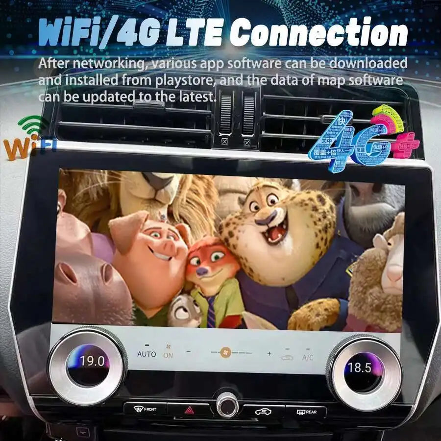 2K Android Screen For TOYOTA Prado 150 2013 2021 2022 LC150 GPS Carplay Video Player Multi | AUTOKITSHOP
