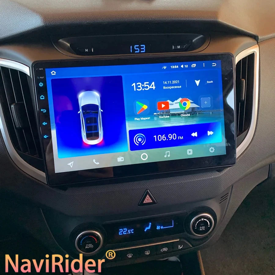 Android Screen For Hyundai Creta IX25 2015-2019 AI Voice Car Radio Head Unit Navigation St