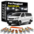 13-Piece LED Interior Light Kit for Peugeot 2007-2017 - Canbus Error-Free Interior Bulbs
