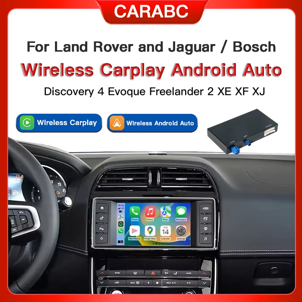 Wireless Carplay Android Auto module For Land Rover Jaguar Discovery4 Evoque Freelander2 X | AUTOKITSHOP