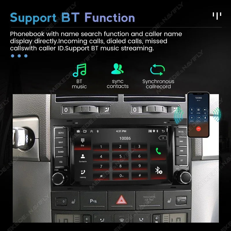 Android 13 Car Radio for Volkswagen VW Touareg T5 Transporter 2002-2011 Carplay Android AU | AUTOKITSHOP