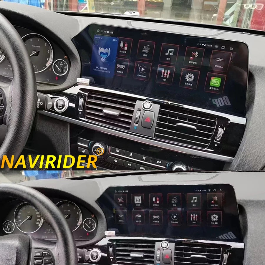 For BMW X3 X4 F25-F26 2013-2019 Car Blade Screen 12.3''Android 13 Multimedia Stereo Video