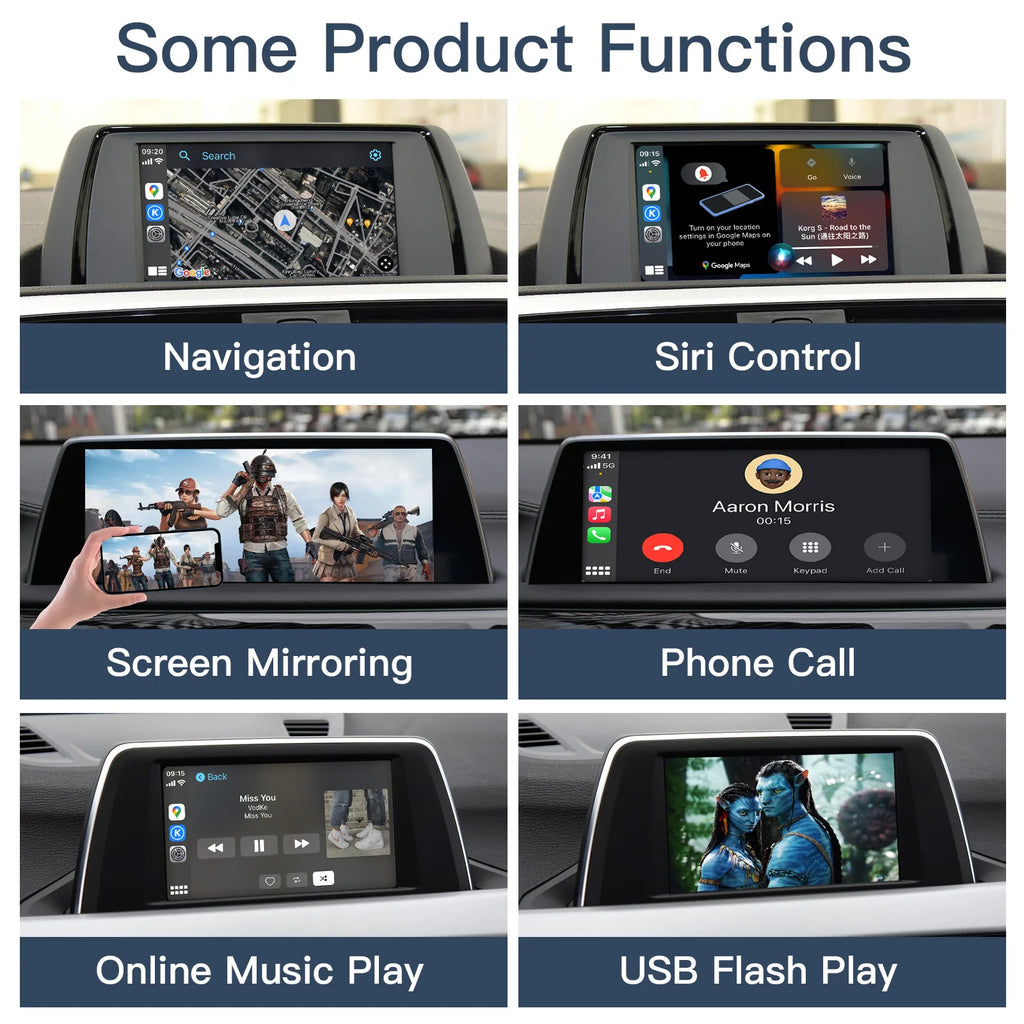 Wireless CarPlay For BMW NBT/CIC/EVO/CCC 1 2 3 4 5 7 Series E70 F10 X1 X3 F25 F26 F48 MINI
