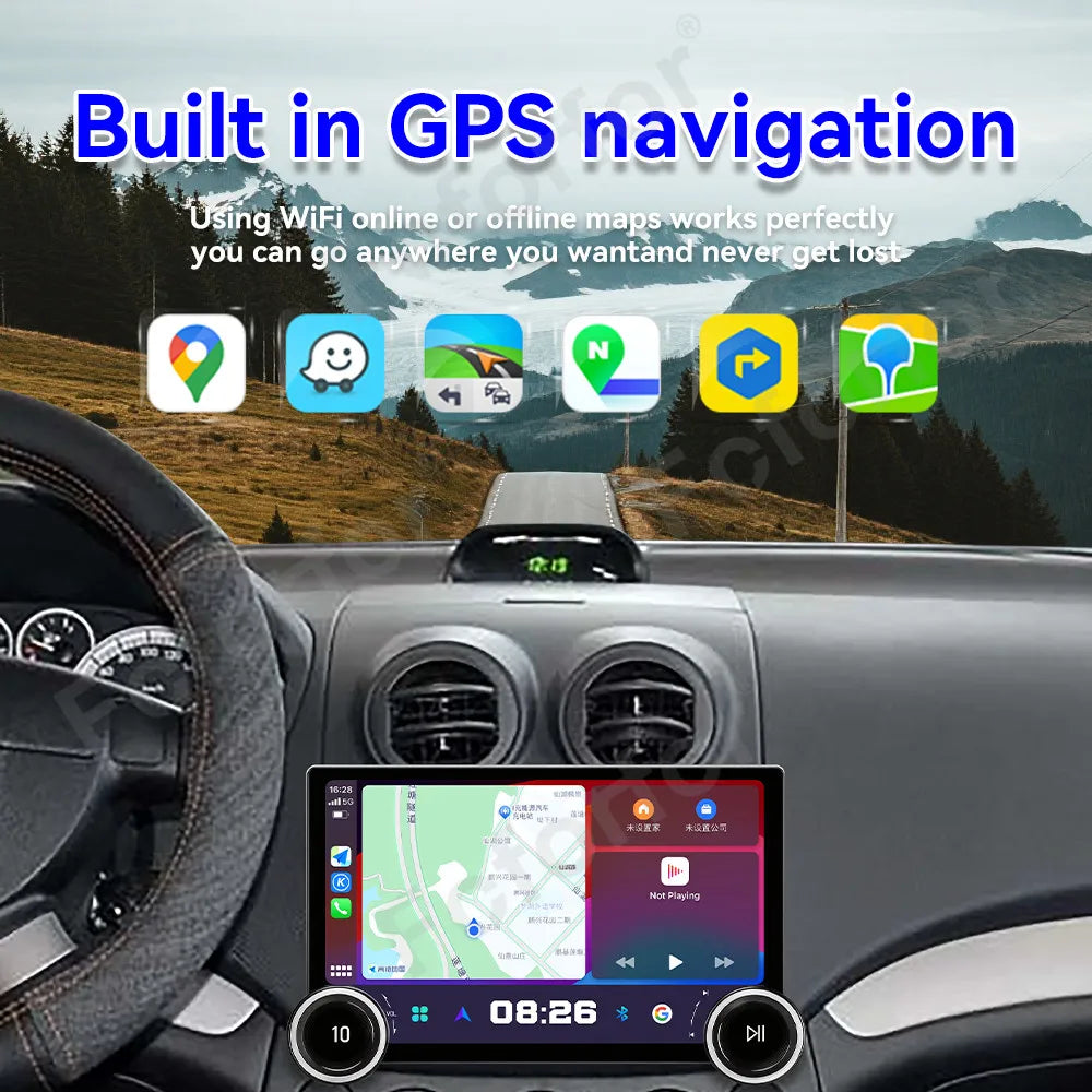 High Definition Dash Display 11.5 Inch Android 15 HD Touch GPS Navi Head Unit CarPlay Andr
