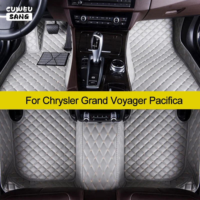 CUWEUSANG Custom Car Floor Mats For Chrysler Grand Voyager Pacifica 2007-2023 Auto Carpets | AUTOKITSHOP