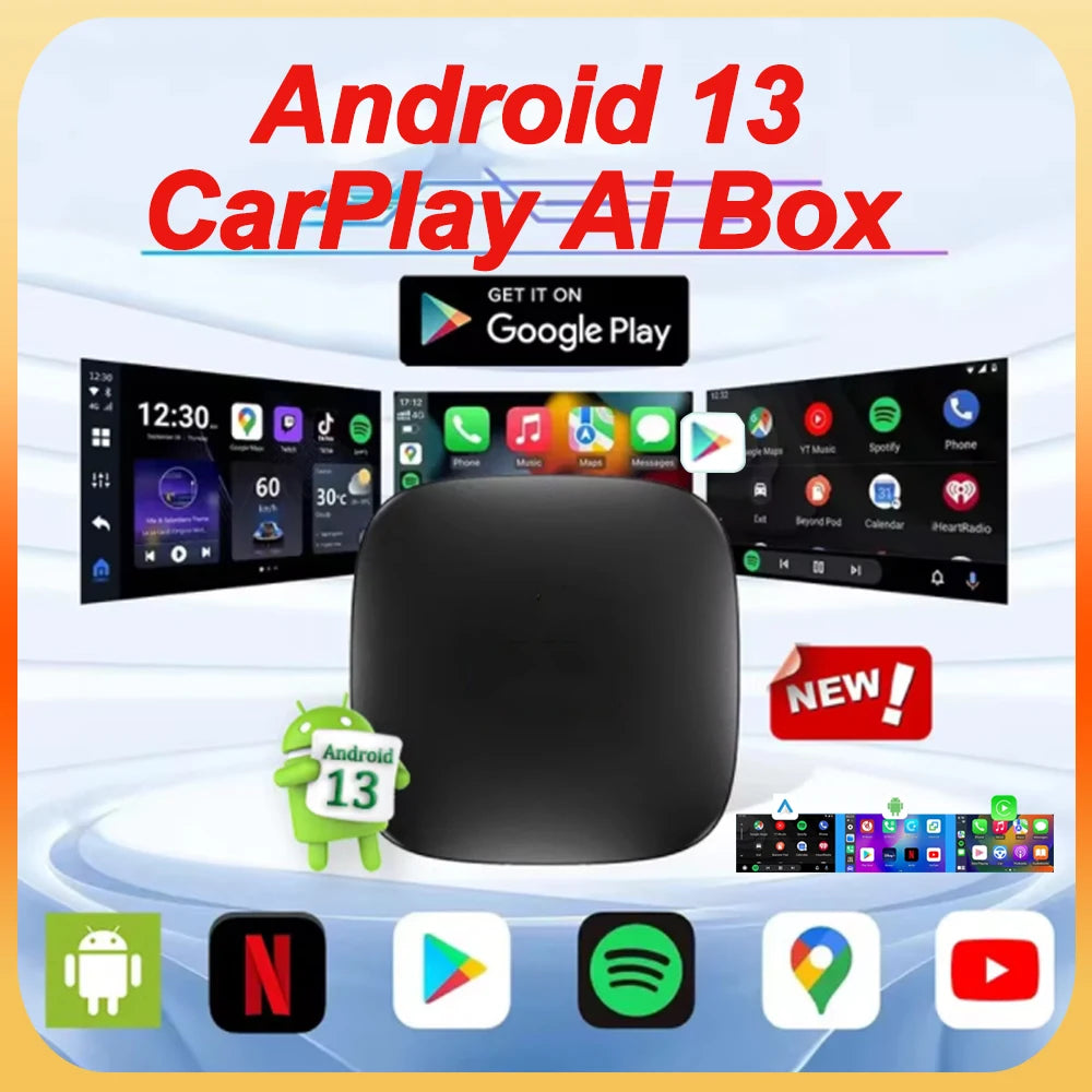 CarPlay Smart Box CarPlay For Netflix For YouTube car intelligent systems Wireless Android