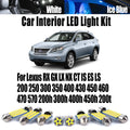 LED Interior Light Kit for Lexus RX GX LX NX CT IS ES LS 200 250 300 350 400 430 450 460 470 570 200h 300h 400h 450h ...