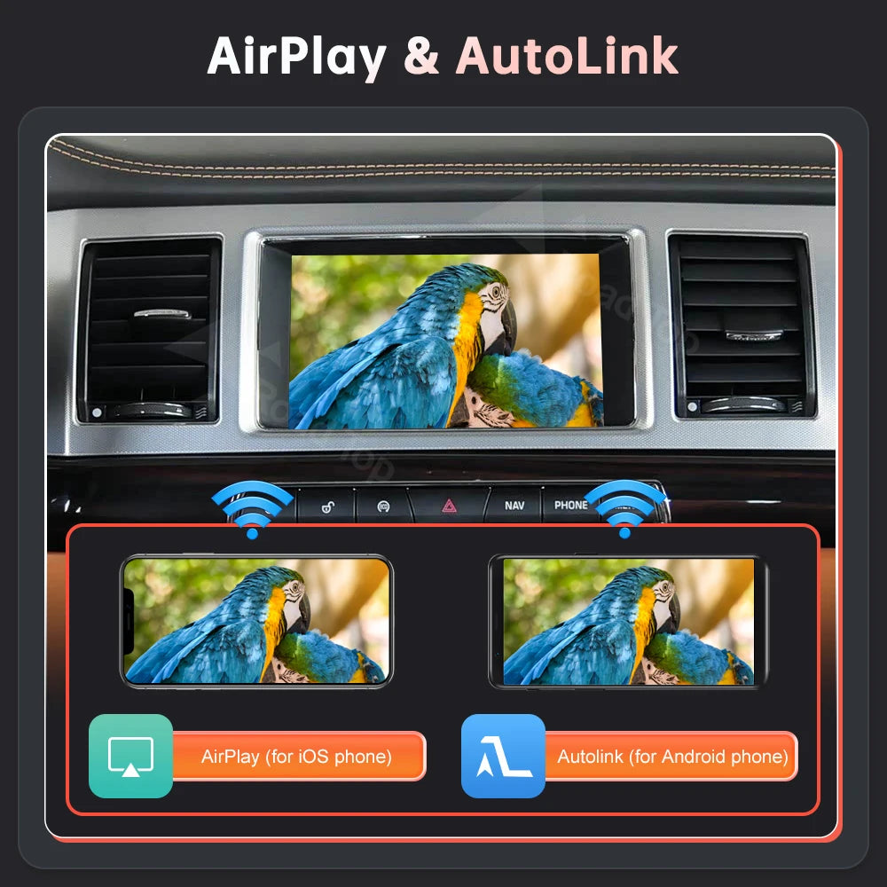 Road Top Wireless Carplay Android Auto For Land Rover Jaguar Range Rover Evoque Discovery  | AUTOKITSHOP