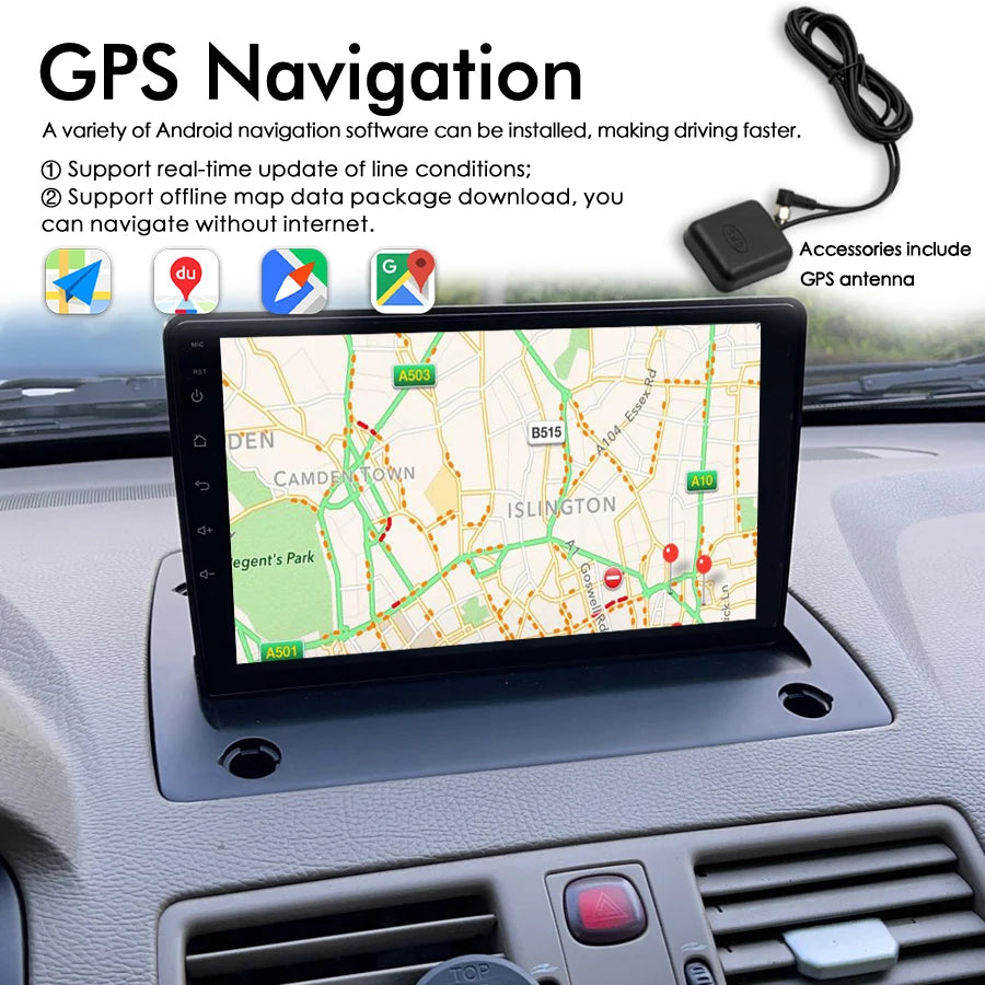 Android AI Voice Control Car Radio For Volvo XC90 XC 90 2002 - 2014 Audio Multimedia Video