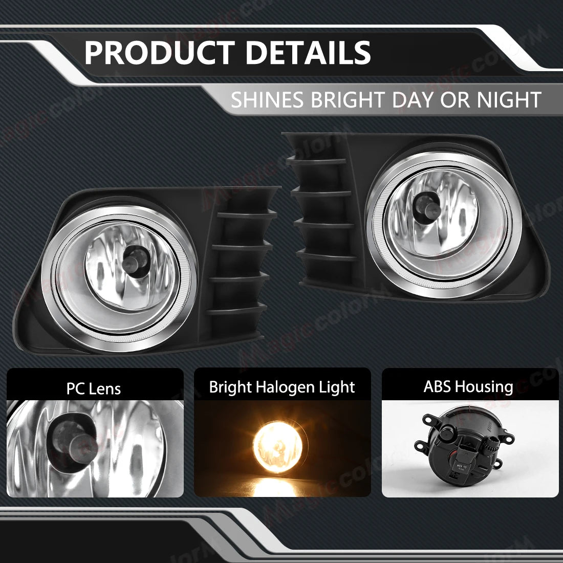 For Toyota Prius V 2011 2012 2013 2014 Car Fog Lamp Assembly Halogen Front Fog Light With  | AUTOKITSHOP
