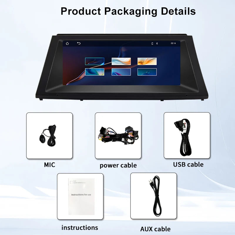 Factory Price 8.8" Touch Screen Display For BMW X5 E70 X6 E71 E72 CCC CIC Wireless Carplay