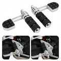Chrome Motorcycle Stirrup Heel Foot Rest Pegs Fit For Harley Sportster XL883 XL1200 Softail Dyna - Automotive LED Light