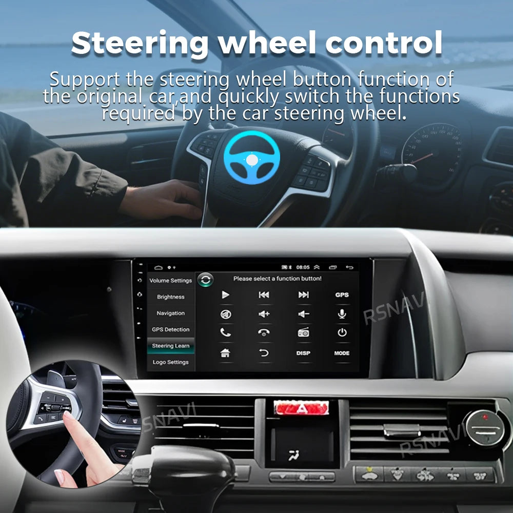 Qualcomm Android 16 For Honda Elysion 2004 - 2015 2K QLED Android Car Radio Multimedia Vid