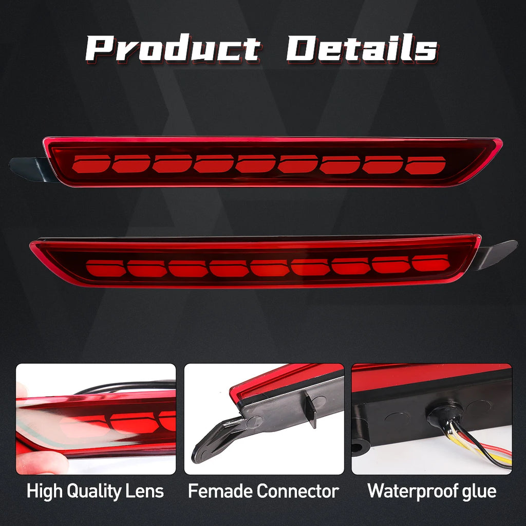 For Mazda CX-30 CX30 CX50 CX-50 2020 2021 2022 Car Rear Bumper Reflector Light Danamic Tur | AUTOKITSHOP